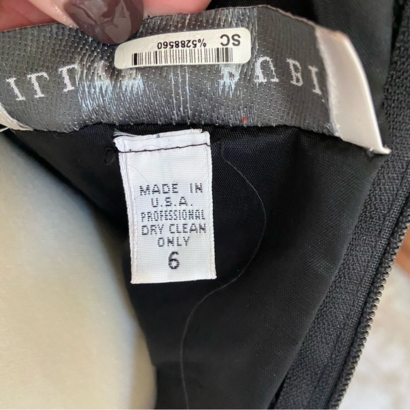 Lillie Rubin Vintage Black Lace Halter Dress Size 6 Black Sequins Cocktail Dance - Picture 13 of 16